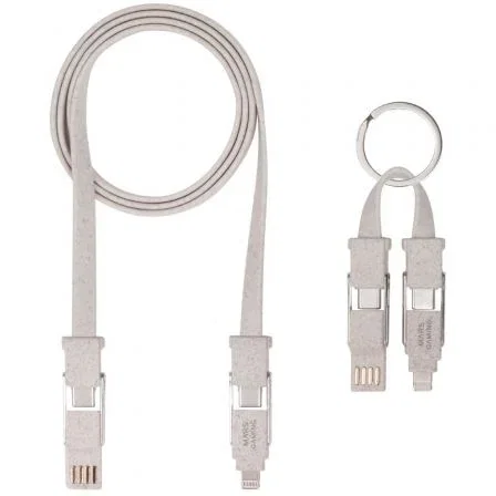 Mars Gaming MCA-ECO Pack 2 Cables USB 2.0 (Lightning, MicroUSB, USB-C, USB-A)